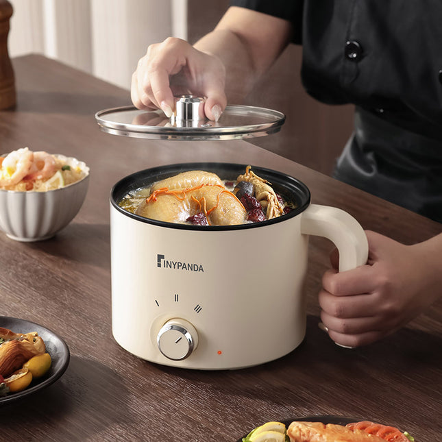 Electric Cooking Pot Dormitory Student Household Small Electric Pot All-In-One Pot Multi-Functional Mini 1-2 People Household Electric Hot Pot
