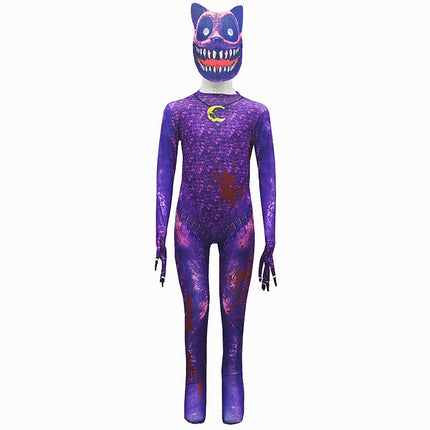 halloween rainbow friends ROBLOX game cos blue color little monster costume jumpsuit