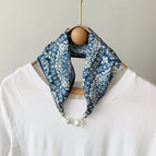 Blue and white porcelain-fog Blue / Peanut buckle-55cm