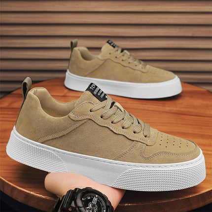 Men's Shoes Spring and Autumn New All-match Comfortable Thick Sole Lightweight Heightened Sneakers Casual Shoes