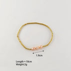 ①champagne freshwater beads-bracelet