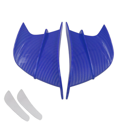 Motorcycle Modification Parts Suitable for Yamaha Universal Carbon Fiber Fixed Wing Aerodynamic Wing Deflector Side Wind Knife