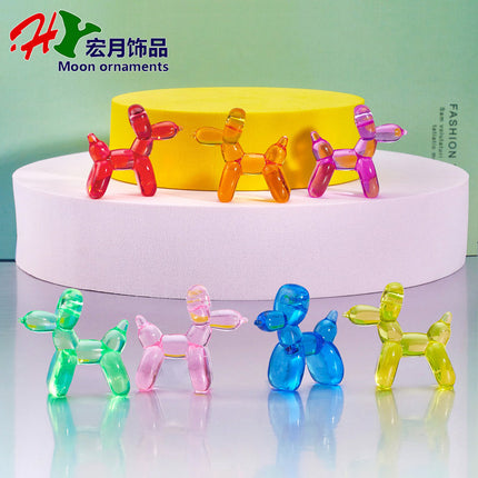 Cartoon Doll Puppy Children's Gem Toy Handmade Creative Jewelry Ornaments Kindergarten Gift Doll Machine Accessories