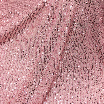 3mm straight sequins embroidered stretch mesh vertical embroidered beads fabric dress wedding dress stage clothing fabric wholesale