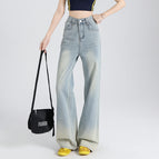 Light retro blue trousers / XS