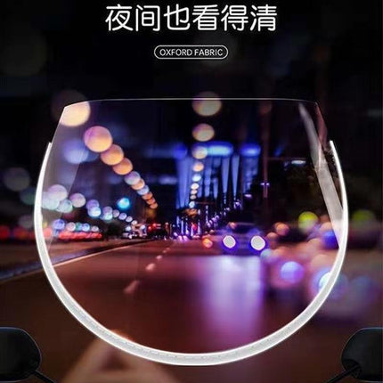 Extra Large and Thickened Electric Vehicle Raincoat Poncho for Adults, with a Visible Window, Storm-Proof, Wholesale Protection