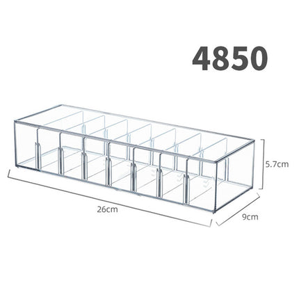 Mirror Cabinet Storage Box Narrow Transparent Household Toilet Washstand Storage Rack for Skin Care Cosmetic Fit Box