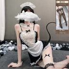 Maid suit + black stockings / One size fits all