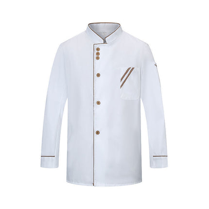 Chef's Work Clothes Men's Long Sleeve Chef's Clothes Back Kitchen Clothes Catering Restaurant Hotel Work Clothes Canteen Chef's Clothes