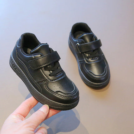 Tenis Sneakers Kids Spring/Autumn New Boys Girls Sports Shoes Casual Board Shoes Leather Soft Soled Children Small White Shoes