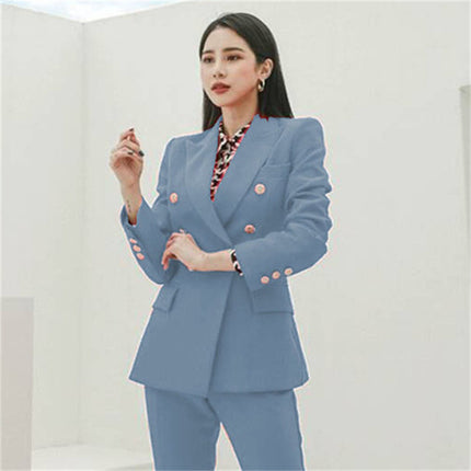 Red Suit suit Female Bully President Casual Business Wear Fashion Temperament Goddess Fan Presided over formal overalls