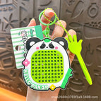 Green-hello panda decompression magnetic steel ball drawing board