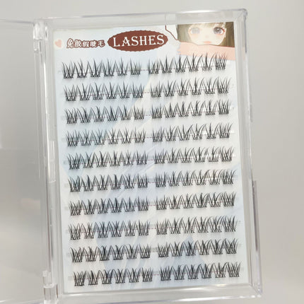 So Natural! Large-Capacity Sweet Girl Camellia Glue-Free False Eyelashes, Natural and Sweet Butterfly Eyelashes