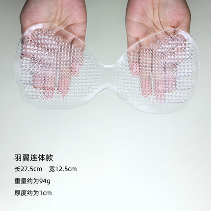 Beehive Chest Pad Breathable Thickened Swimsuit Silicone Self-adhesive Small Chest Enlarged Chest Patch Yoga Suit Anti-expansion Transparent Insert