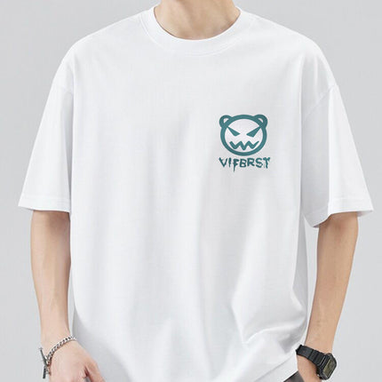 100% Pure Cotton Short-Sleeved T-Shirt for Men 2026 New Summer Design Niche Trendy Versatile Loose T-Shirt Top