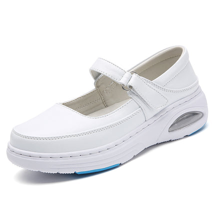 Nurse Shoes Women's Hole-In-The-Wall Soft Sole Breathable Non-Tiring Feet Hollow Summer Sandals Thick-Soled Air Cushion Medical Shoes