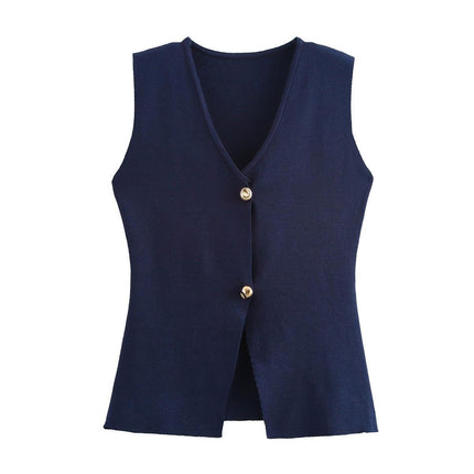Foreign trade cross-border supply wholesale knitted vest fashion leisure cross-border supply cross-border supply wholesale new