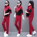 Wine red (three-piece set) / M