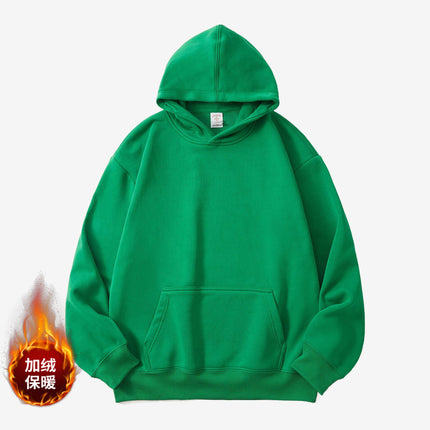 2025 New Autumn and Winter Oversize Hooded Sweatshirt Custom-Made with Fleece and Thickened, Loose and Lazy Style Autumn Hoodie Jacket