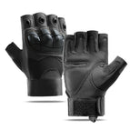 Soft shell half finger b black / M