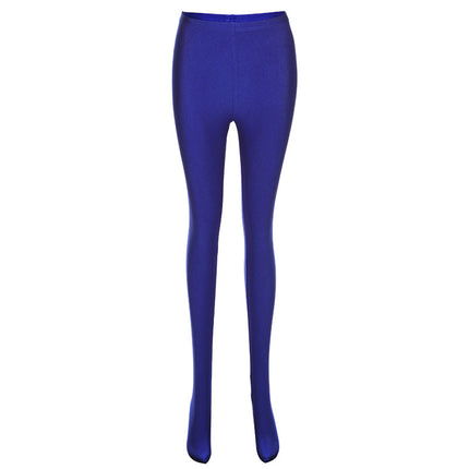 2022 Europe and the United States cross-border foreign trade women's new solid color tight hip leisure sports fitness leggings women