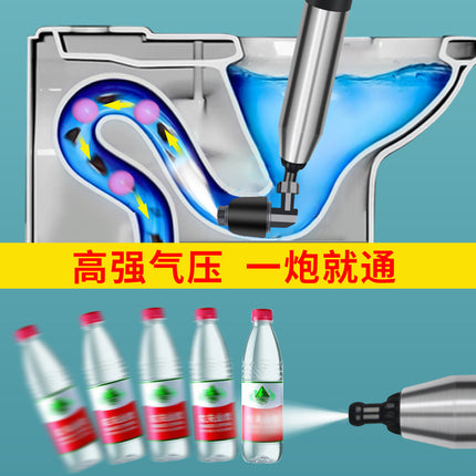 High-End Toilet Unblocker Upgrade for Unclogging Pipes, Toilet Kitchen Tool, Bathroom Blockage Solution