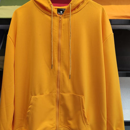 Twill Zipper Hooded Sweater Spring and Autumn Class Clothes Custom Printed Logo Hooded Sweater Custom Printed Hoodie