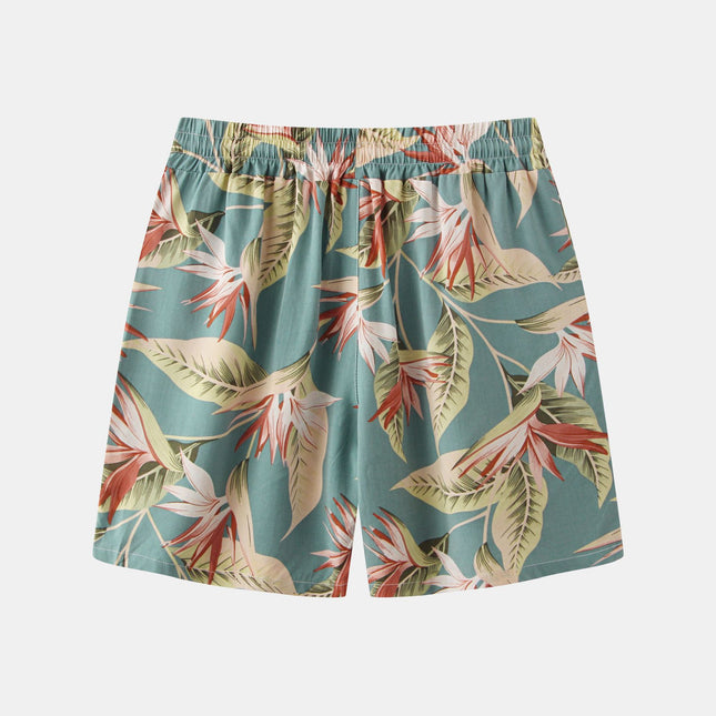 Cross-border supply of foreign trade shorts AliExpress wholesale 2023 summer new men's Plaid casual shorts plus size