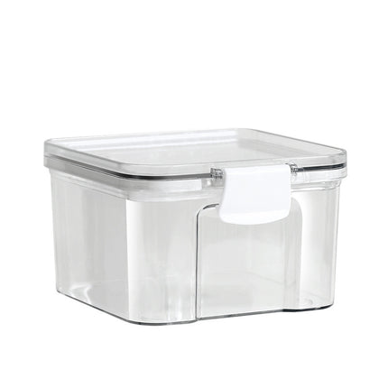 Sealed Jar Grain Kitchen Storage Food Grade Transparent Plastic Jar Box Snacks Dry Tea Storage Jar
