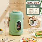 Green single pot [with steaming grid]] / Portable handle