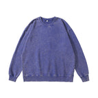 Klein blue-washed crew neck sweatshirt / S