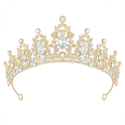 European and American Fashion Birthday Crystal Crown Tiara Decoration Girl Party Photo Internet Celebrity Atmosphere Props Scene Layout