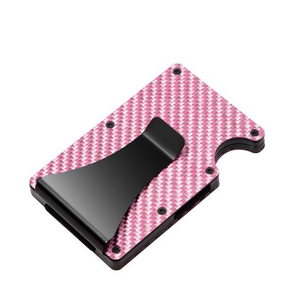 RFID Credit Card Holder Carbon Fiber Card Holder Anti-degaussing Men's Multifunctional Wallet Card Holder Card Holder Anti-theft Box