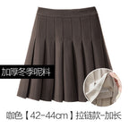 Khaki [extended] thickened woolen material / XS