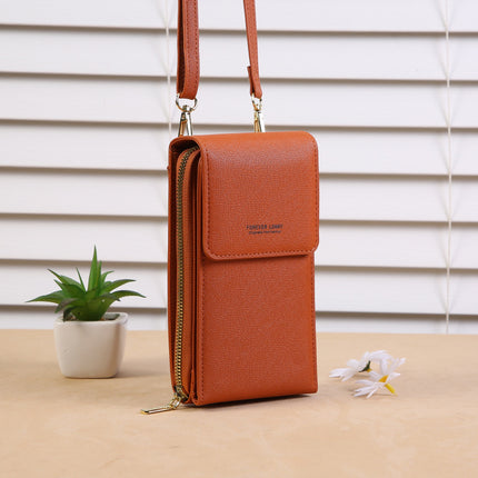 Lonny new mobile phone bag women's shoulder messenger bag Korean multi-functional ID card holder wallet