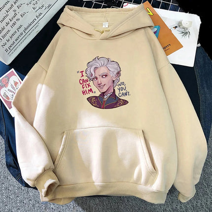 I Can Fix Him Print Hoodie Baldur's Gate 3 Astarion Manga Grap