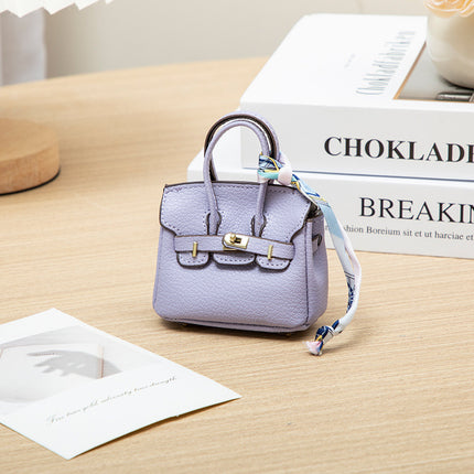 H Brand Bag Small Pendant Mini Platinum Bag Bucket Bag Cute Creative Car Keychain Accessory Earphone Lipstick Bag