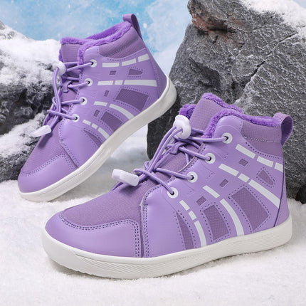 Cross-Border Kidsren's Snow Boots, Winter Thickeneded and Velvet Cotton Shoes for Boys and Girls, Northeastern Minus Warm Anti-Slip Cotton Boots