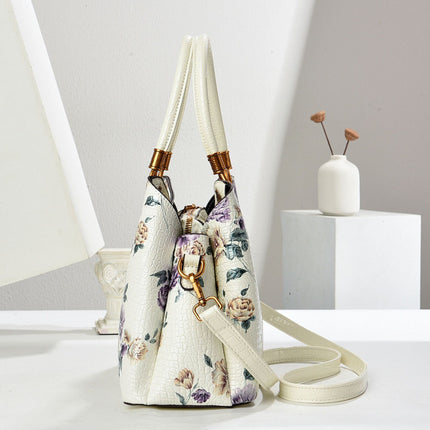 Bags Export Cross-Border 2025 New Fashion National Style Printed Bags Women's Versatile Satchel Versatile Shoulder Crossbody Bag