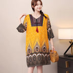 [feather] yellow / Fertilizer free size (45.00 kg-80.00 kg can be worn)