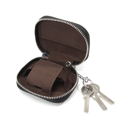 New Genuine Leather Key Case Small Mini Top Layer Cowhide Waist Hanging Key Bag Household Unisex Key Case