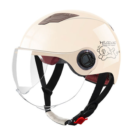 Summer helmet electric car 3C certification Four Seasons Universal half helmet female safety helmet battery motorcycle helmet