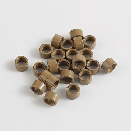4.5x 2.7x 3.0 hair ring aluminum hair buckle aluminum wig ring hair buckle tool 1000 tablets a bottle