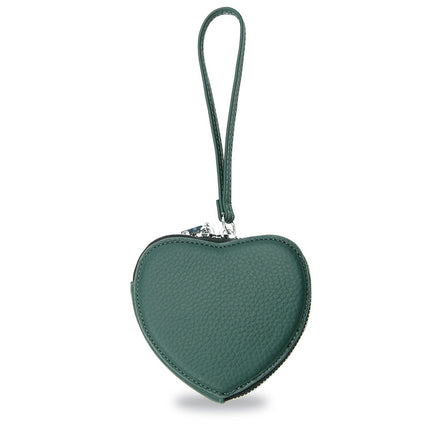 Genuine Leather Coin Purse Women's Korean Style New Arrival Cute Hand Carrying Love Bag Coin Lipstick Earphone Storage Small Wallet