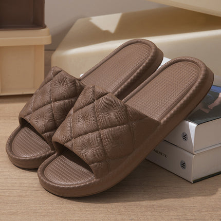 Stepping on excrement feeling sandals and slippers women's summer new home non-slip bathroom home men's eva cool tray factory wholesale cross-border