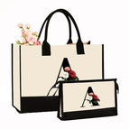 Black Letter Flower A