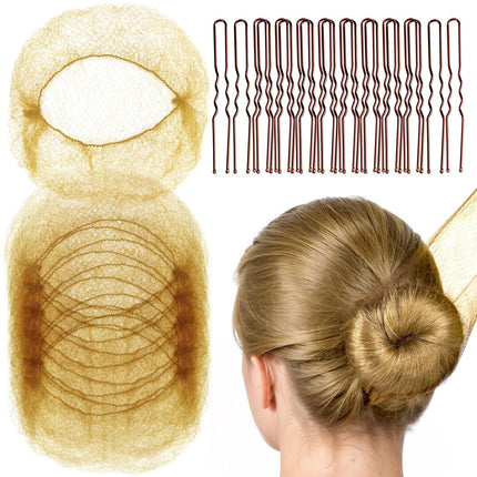 Hair Twister, Dance Net Bag, Ball Head, Stewardess Hair Flower, Invisible Hair Net, Wig, Disposable Hair Bag