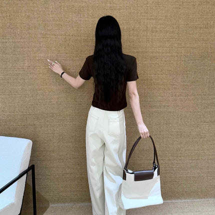 Dtwo Autumn and Winter New Product Korean Style Niche Design Original Hot Girl Pants 5305063