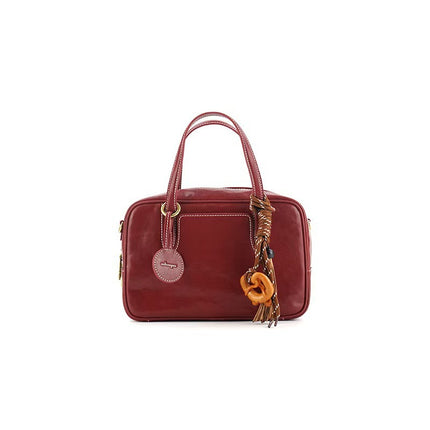 Zhao Zhaoyi's Same Style Shicatang Sugar Cube Bowling Bag, First-Layer Vegetable-Tanned Cowhide Leather Handbag, Crossbody Shoulder Bag, Small Square Bag