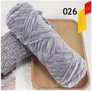 100g Chenille Velvet Thick Yarn Ball for Hats, Scarves, Sweaters, Crochet Shoes, DIY Knitting Materials, Hand Knitting